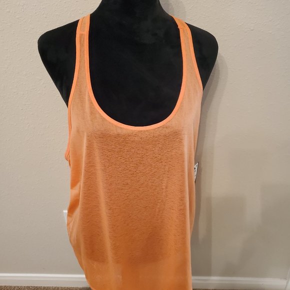 Ideology Athletic Tank Top color orange 100% polyester Size XXL - Picture 3 of 10